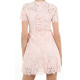 Lemonade Pink Italian Lace Dress