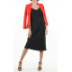 Red Fishbone Fitting Jacket