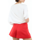 Red A-Line Shorts